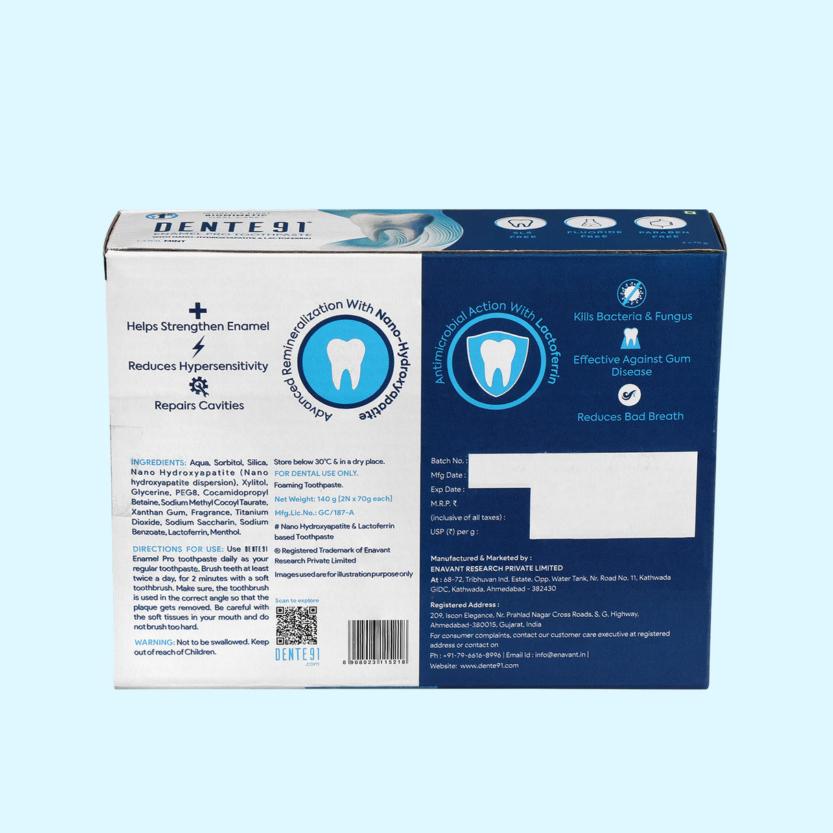 Dente91 Enamel Pro Toothpaste