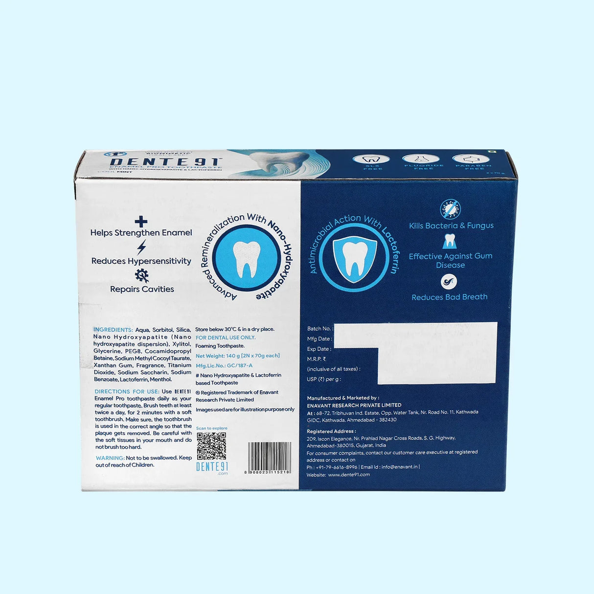 Dente91 Enamel Pro Toothpaste