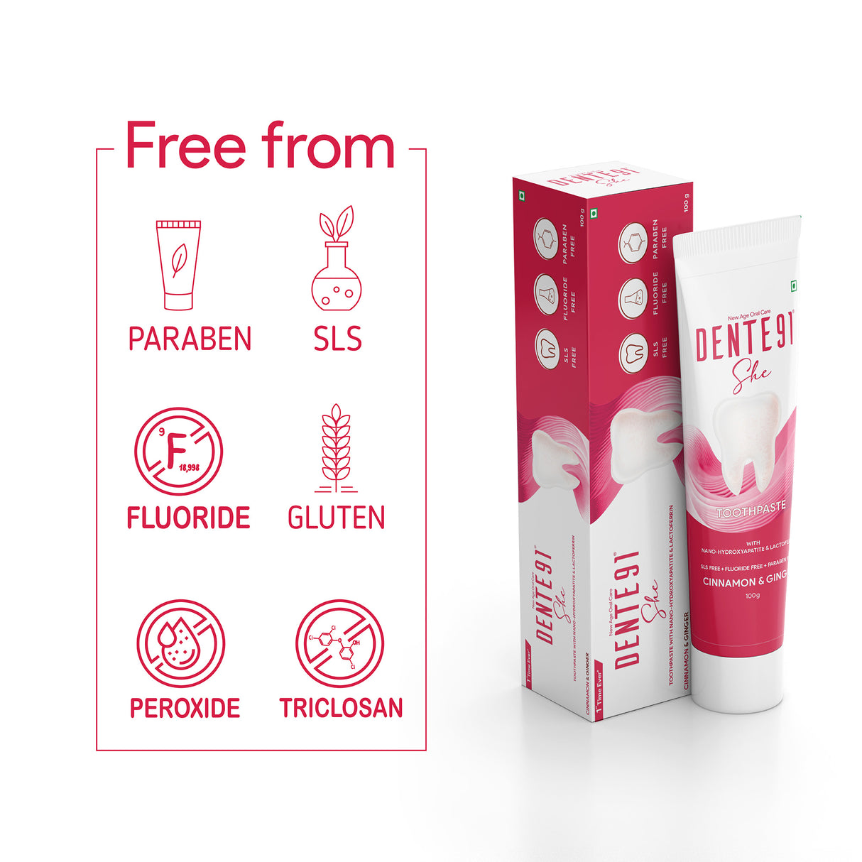 Dente91 SHE Toothpaste - Dente91