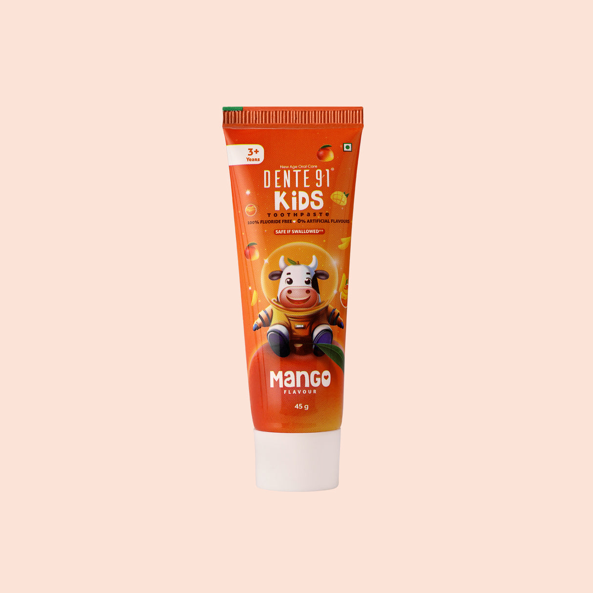 Dente91 Kids Toothpaste, Mango Flavour - Dente91