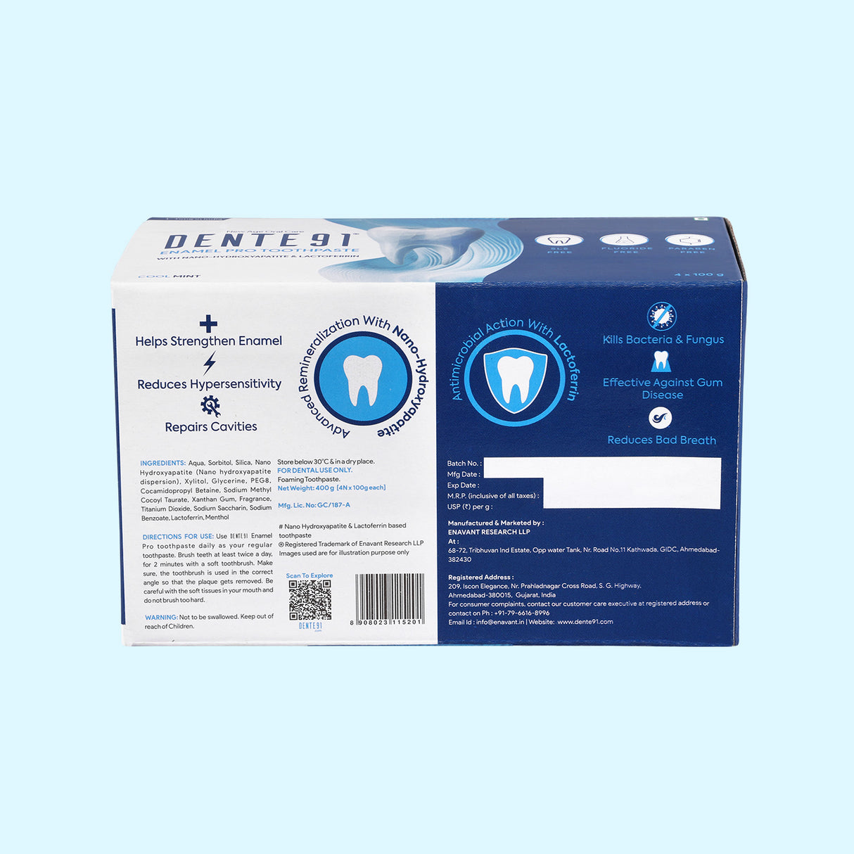 Dente91 Enamel Pro Toothpaste - Dente91