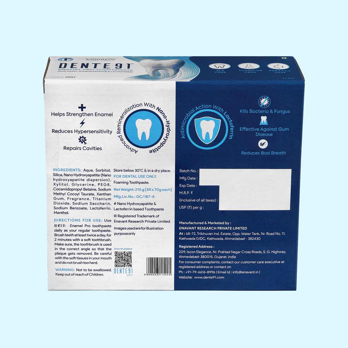 Dente91 Enamel Pro Toothpaste