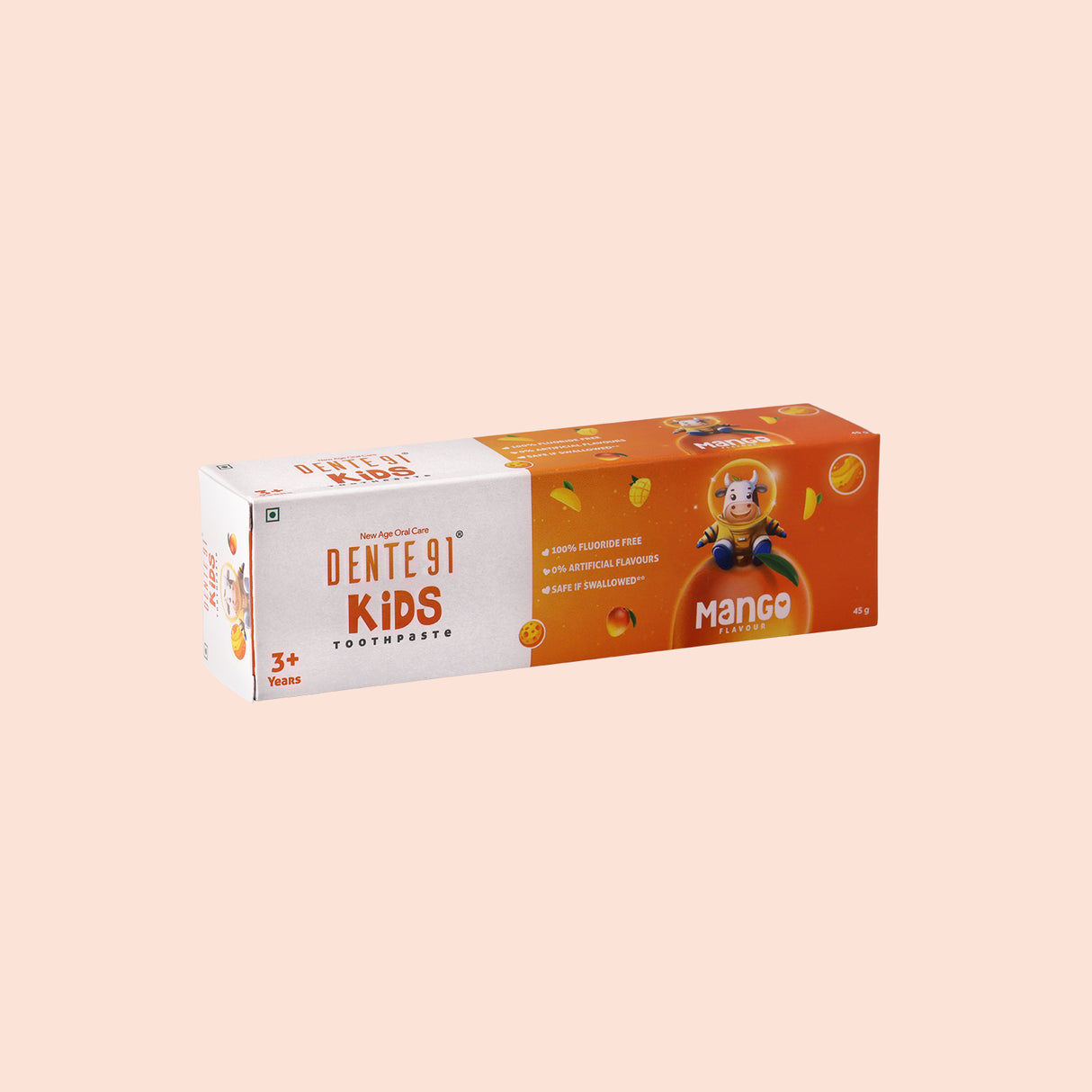 Dente91 Kids Toothpaste, Mango Flavour - Dente91