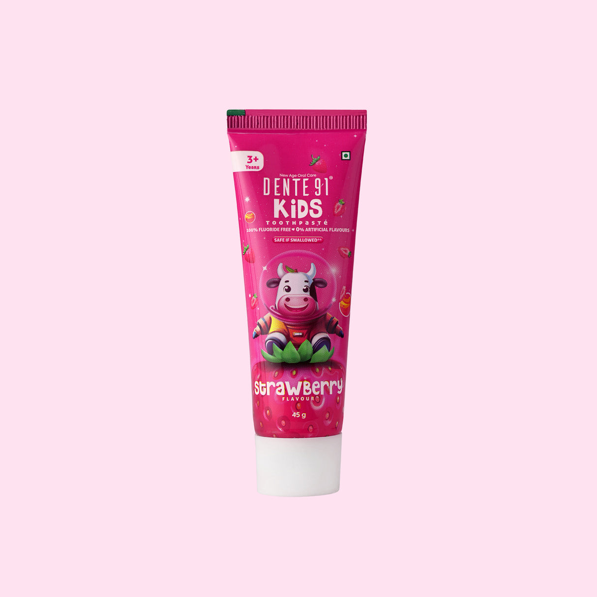 Dente91 Kids Toothpaste, Strawberry Flavour - Dente91