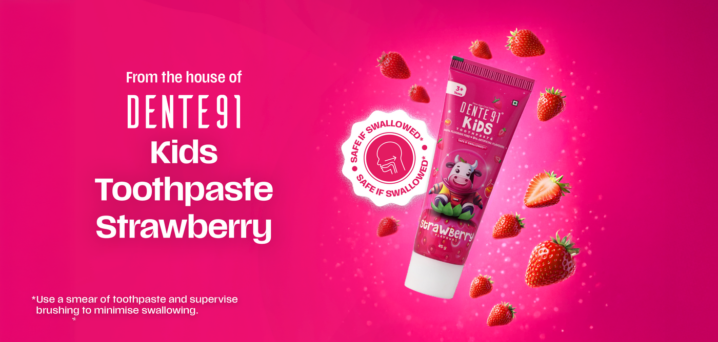 Dente91 Kids Toothpaste, Strawberry Flavour