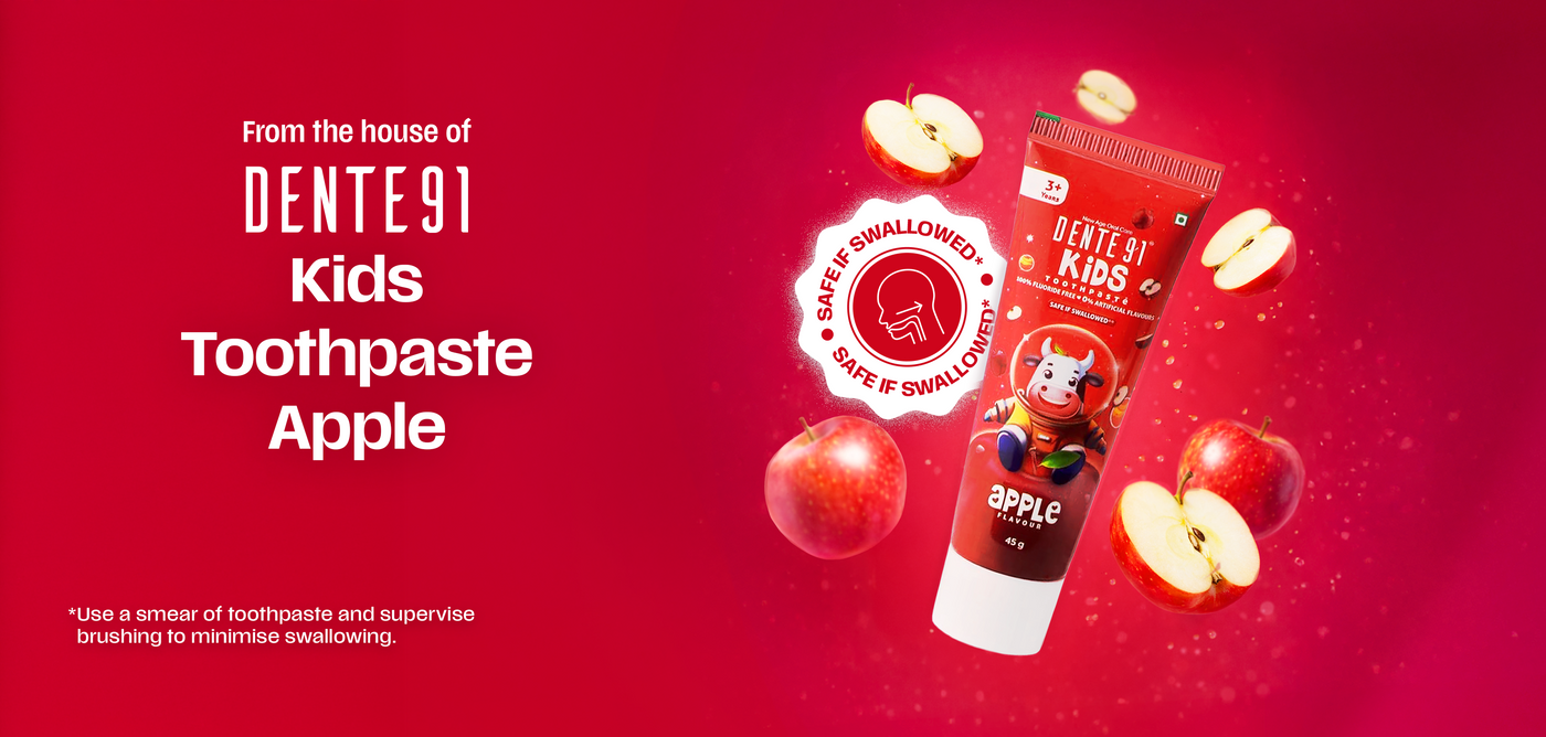 Dente91 Kids Toothpaste, Apple Flavour