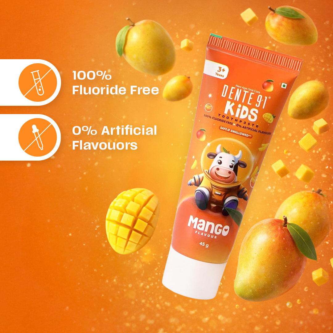 Dente91 Kids Toothpaste, Mango Flavour