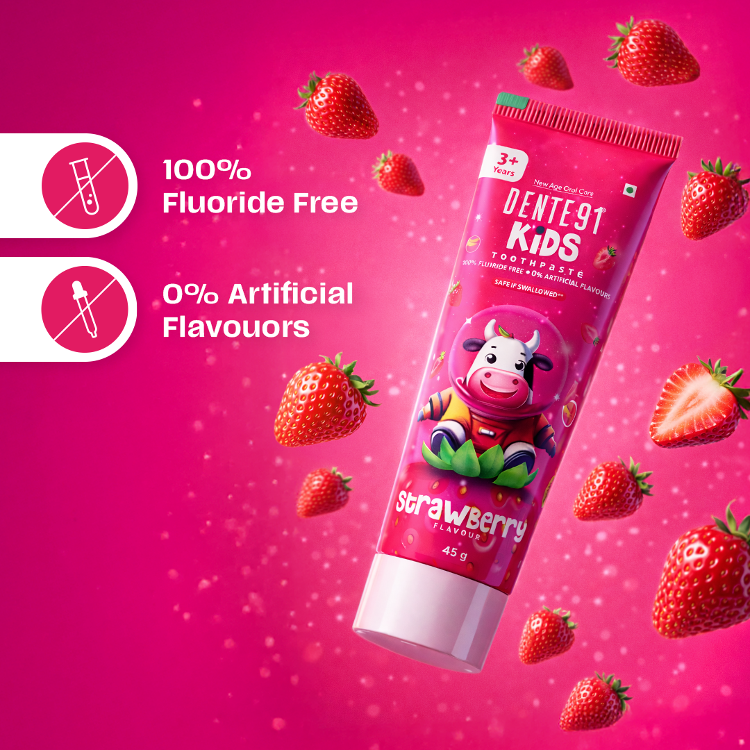 Dente91 Kids Toothpaste, Strawberry Flavour