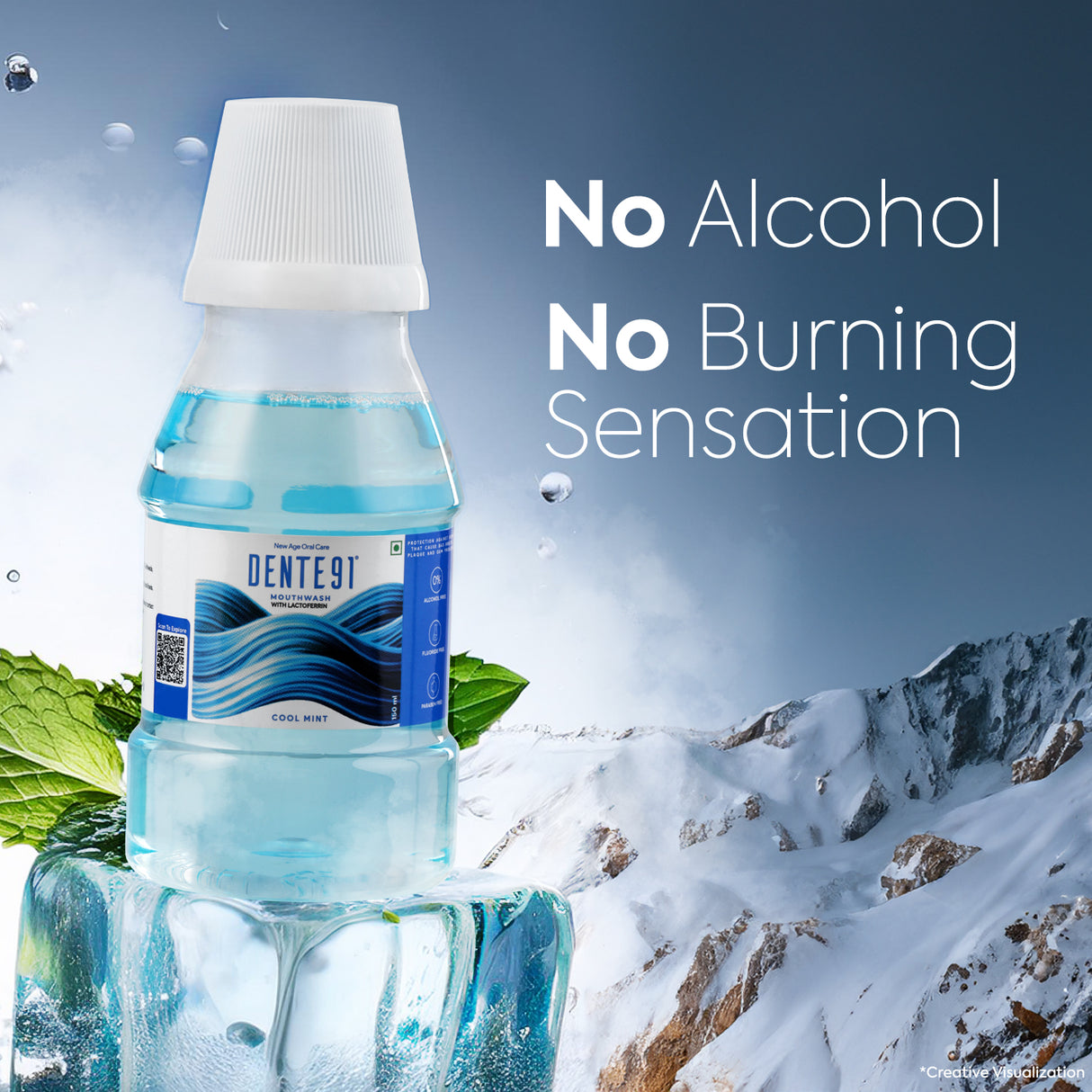 Dente91 Cool Mint Mouthwash - Dente91