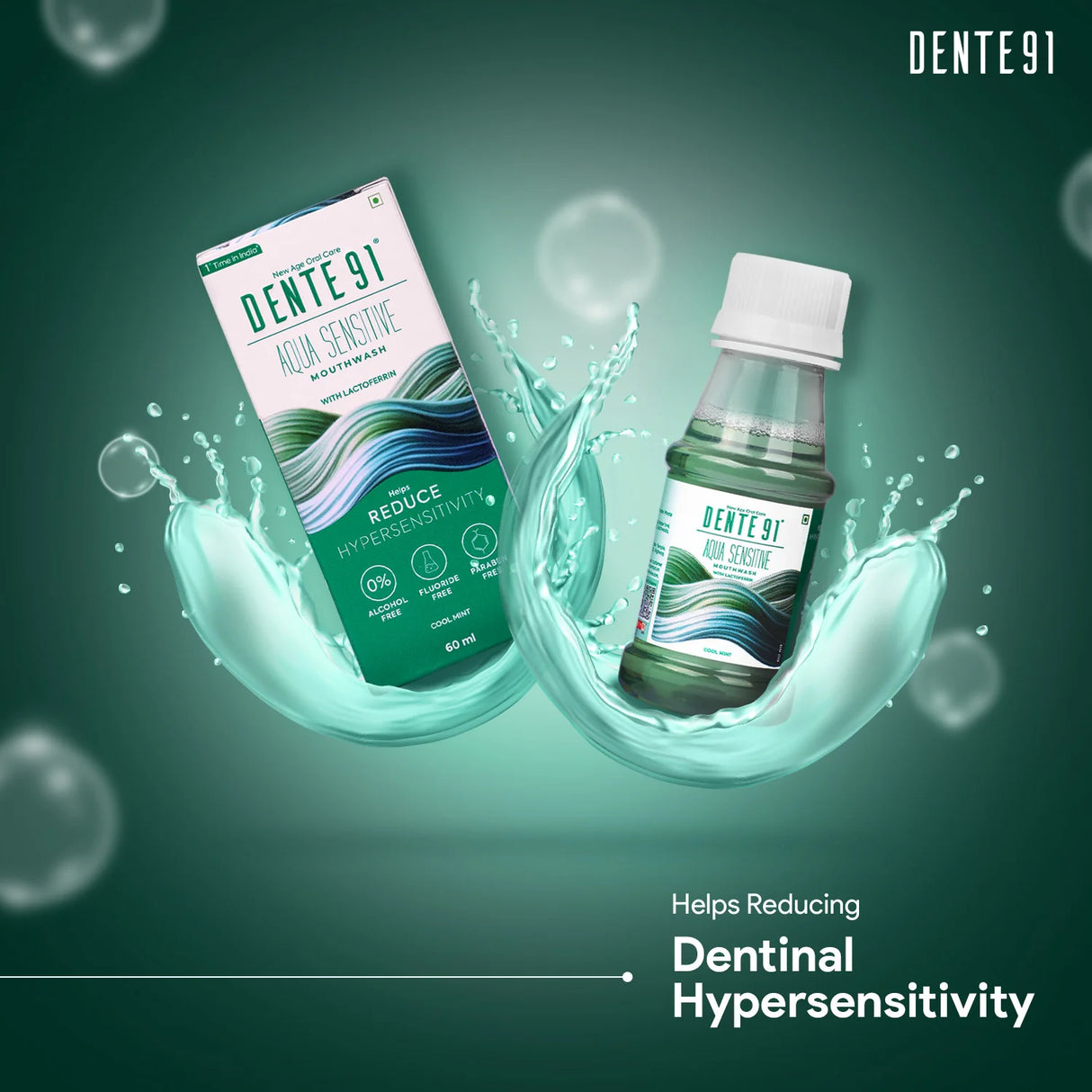 Dente91 Aqua Sensitive Mouthwash - Dente91