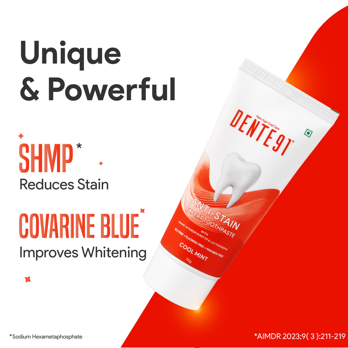 Dente91 Anti-Stain Expert Toothpaste - Dente91