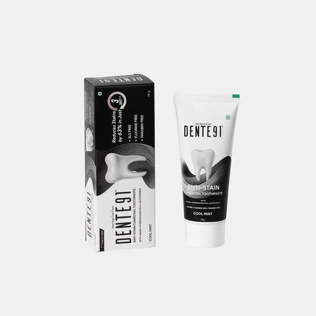 Dente91 Anti-Stain Charcoal Toothpaste - Dente91