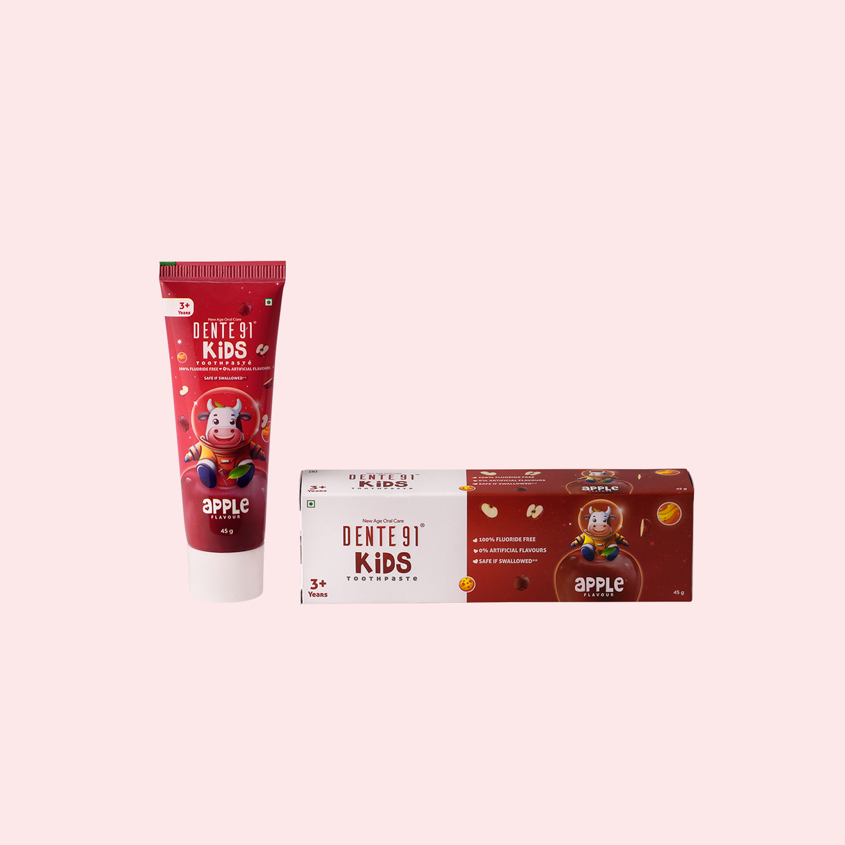 Dente91 Kids Toothpaste, Apple Flavour - Dente91
