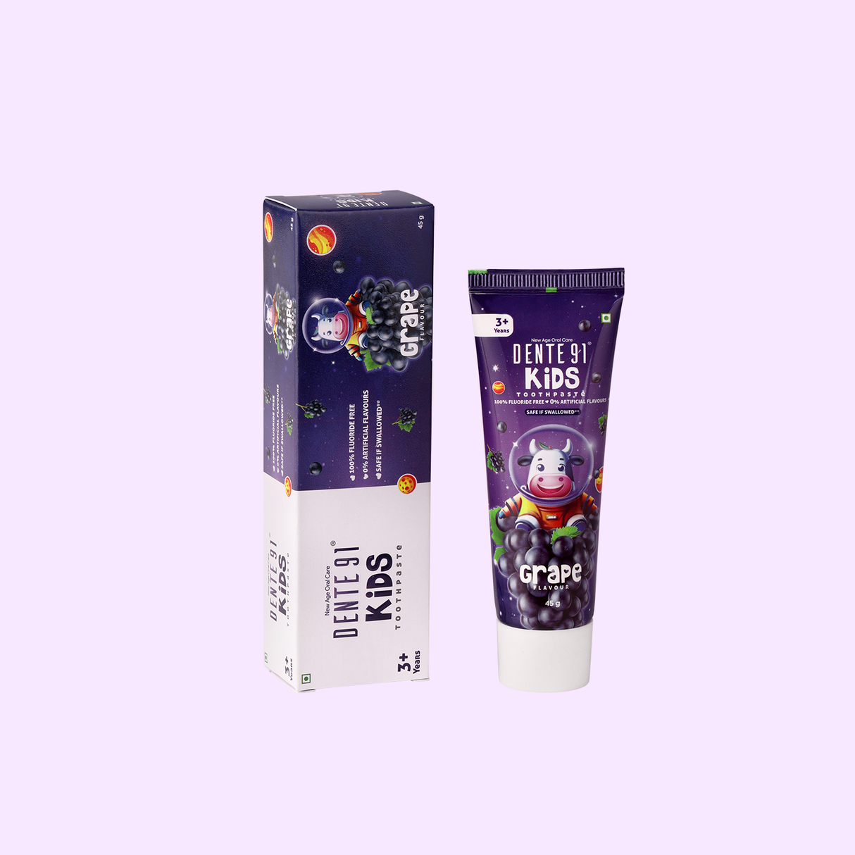 Dente91 Kids Toothpaste, Grape Flavour - Dente91