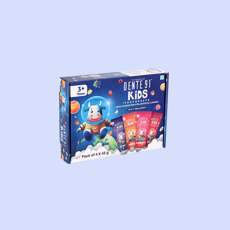Dente91 Kids Toothpaste, Pack of 4 - Dente91
