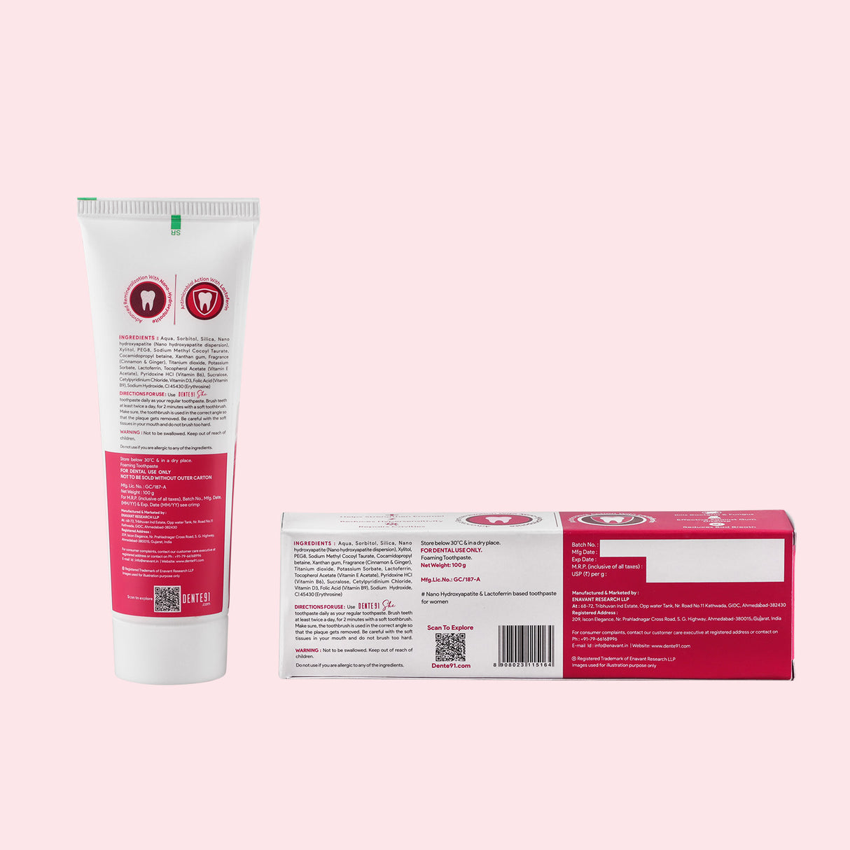 Dente91 SHE Toothpaste - Dente91