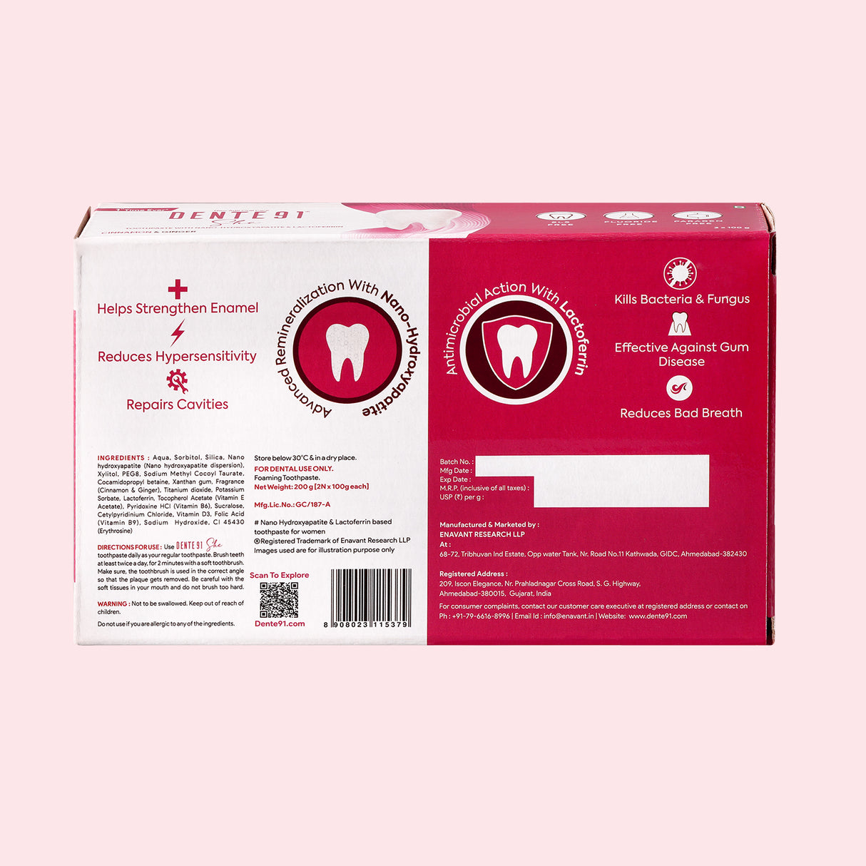 Dente91 SHE Toothpaste - Dente91