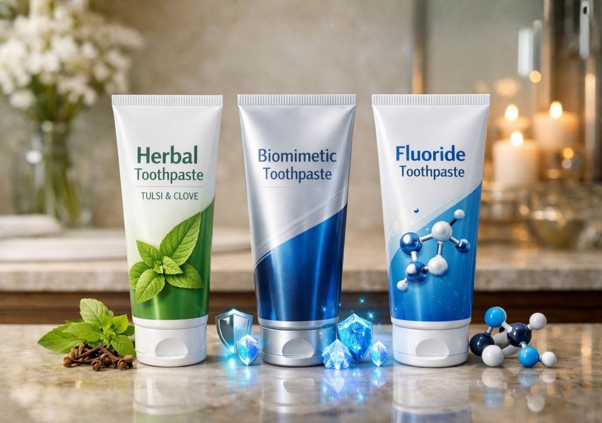 Biomimetic VS Herbal VS Fluoride Toothpastes: What’s Truly Best For Your Teeth?