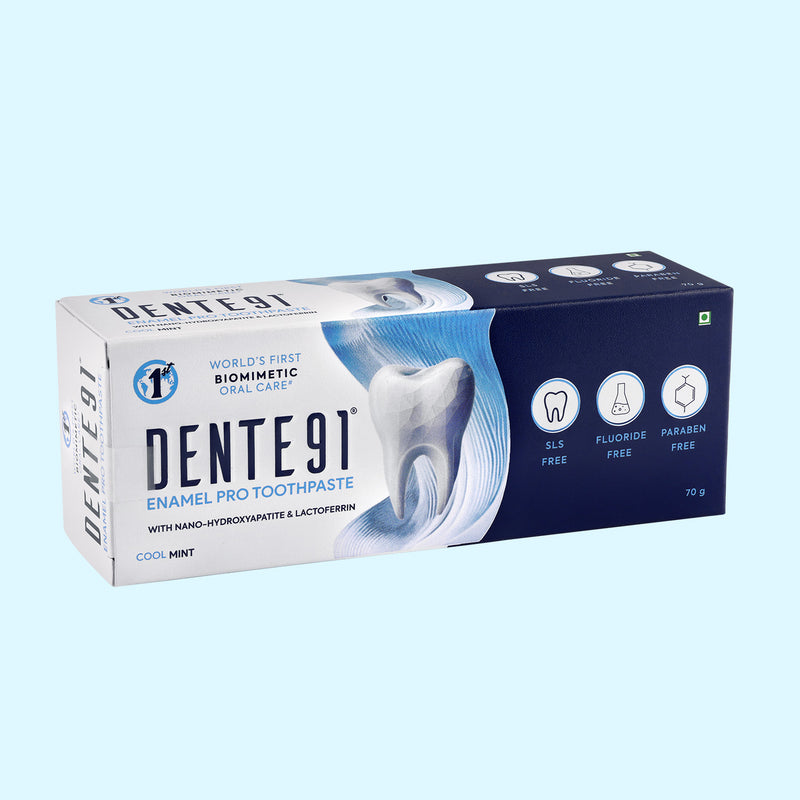 Buy Dente91 Enamel Pro Toothpaste | Fluoride-Free Enamel Repair