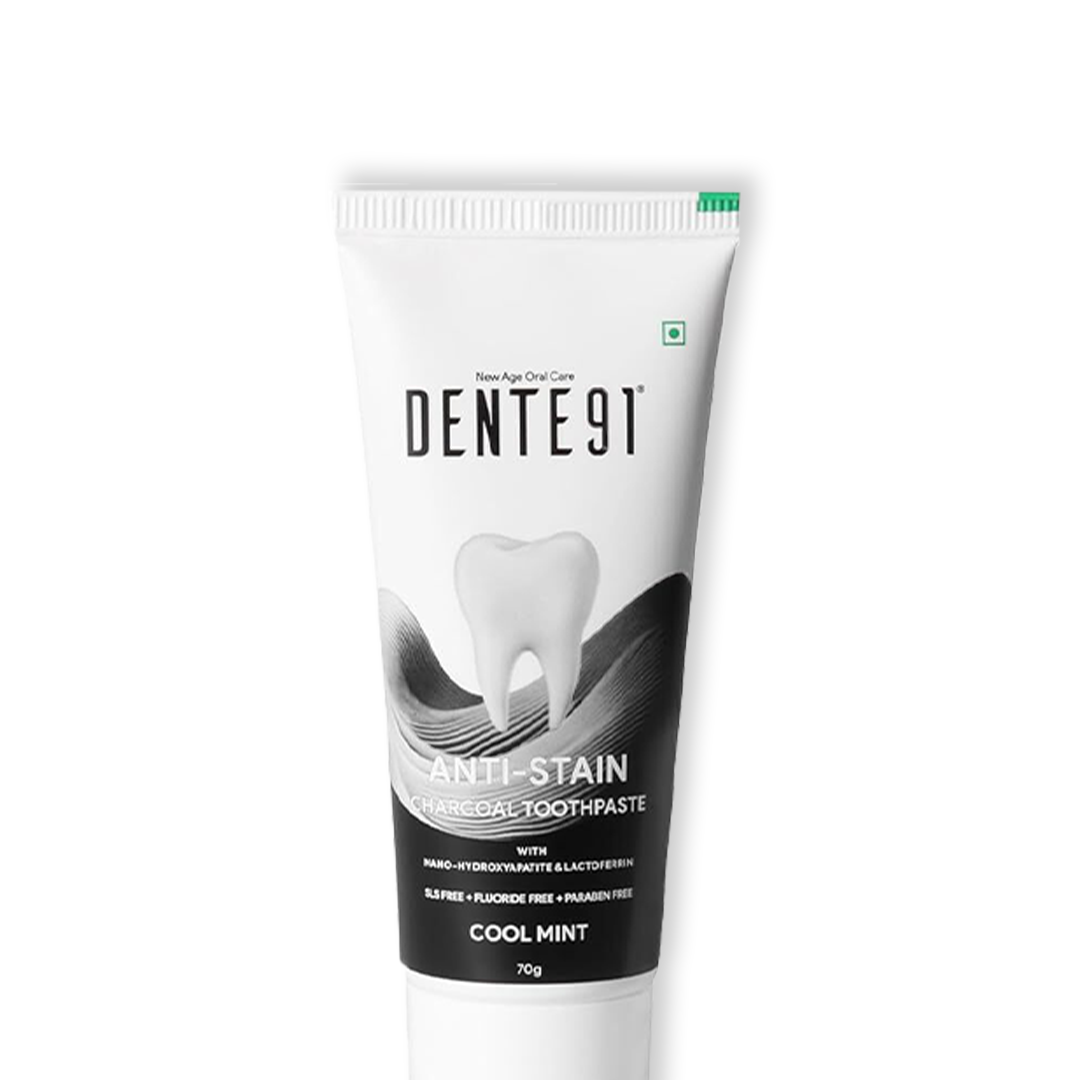 Dente91 Anti-Stain Charcoal Toothpaste