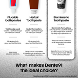 Dente91 Anti-Stain Charcoal Toothpaste