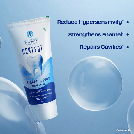 Dente91 Family Toothpaste Combo (Enamel Pro 100g + SHE Toothpaste 100g + Kids Toothpaste, Strawberry Flavour 45g)