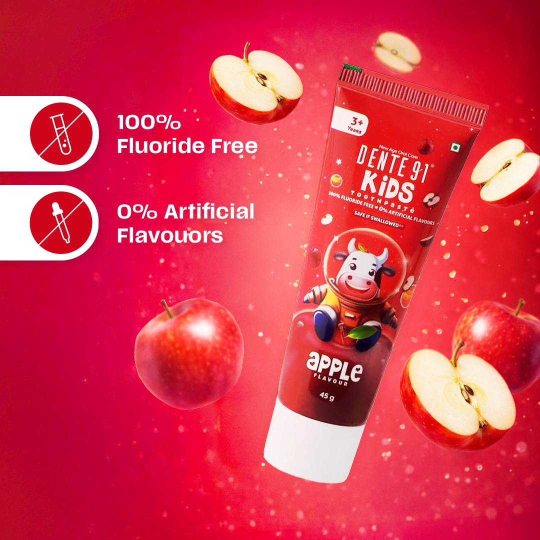 Dente91 Kids Toothpaste, Apple Flavour