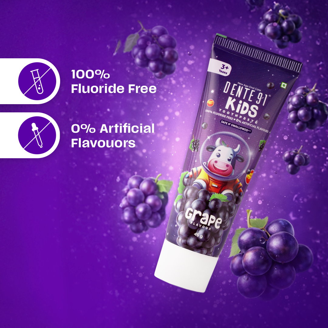 Dente91 Kids Toothpaste, Grape Flavour