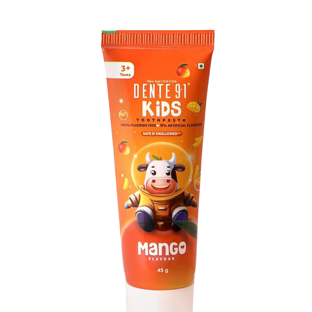 Buy Fluoride-Free Mango Flavoured Kids Toothpaste | Safe and Fun Oral ...
