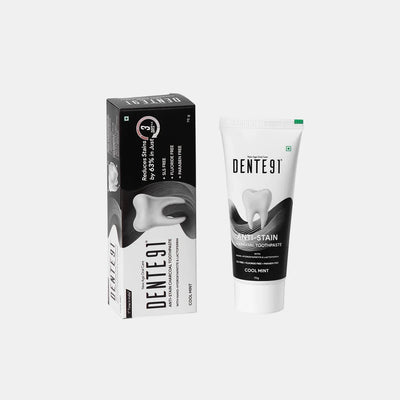 Dente91 Anti-Stain Charcoal Toothpaste