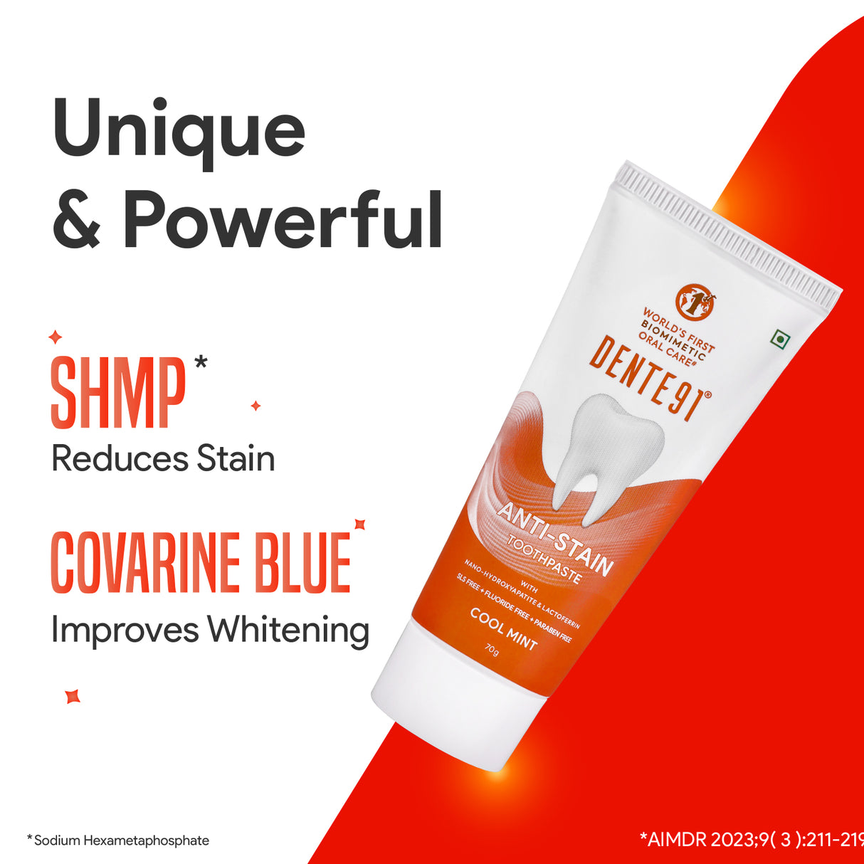 Dente91 Anti-Stain Expert Toothpaste