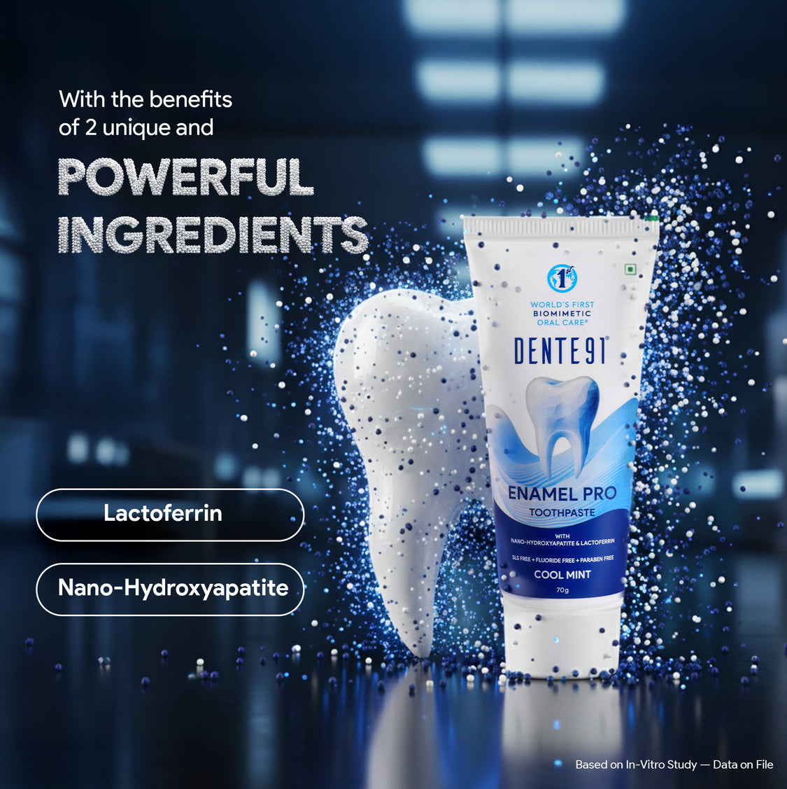 Buy Dente91 Enamel Pro Toothpaste | Fluoride-Free Enamel Repair